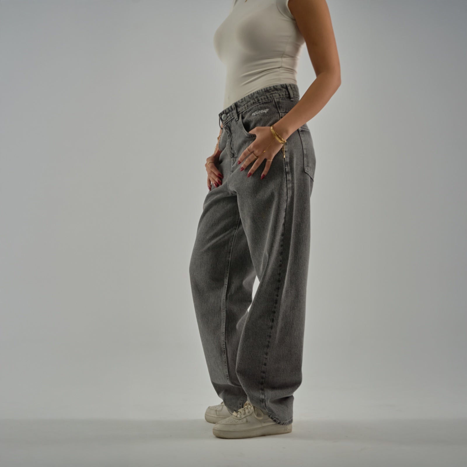 Black-Light Unisex Denim Jeans