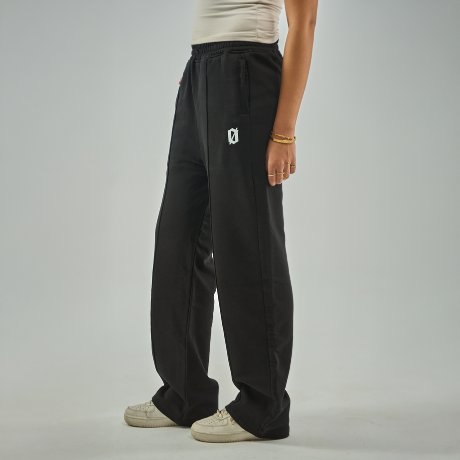 Black Cotton Sweatpants