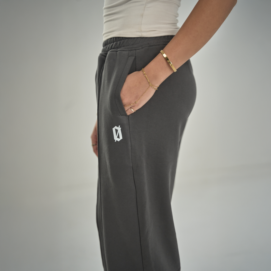 Gray Cotton Sweatpants