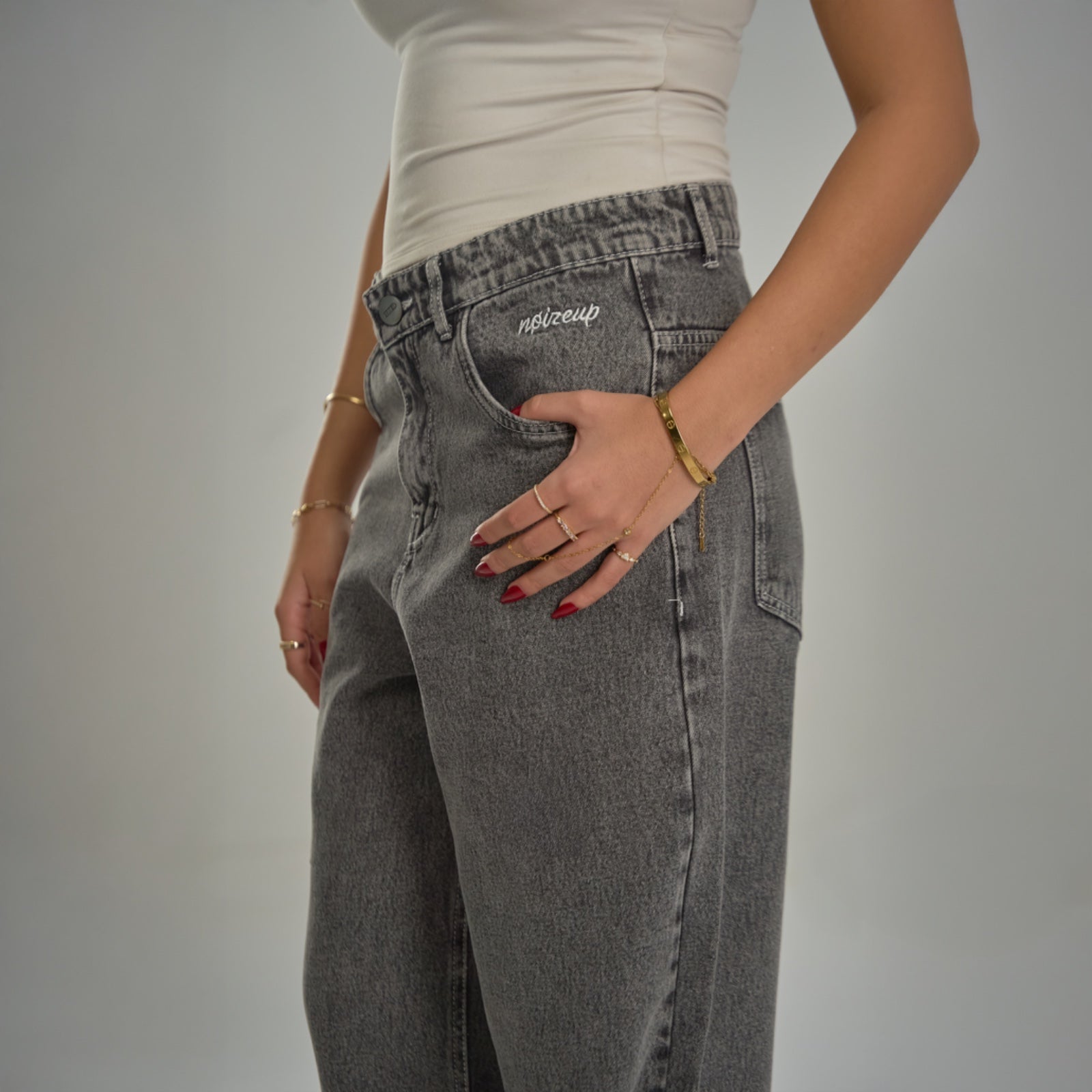 Black-Light Unisex Denim Jeans